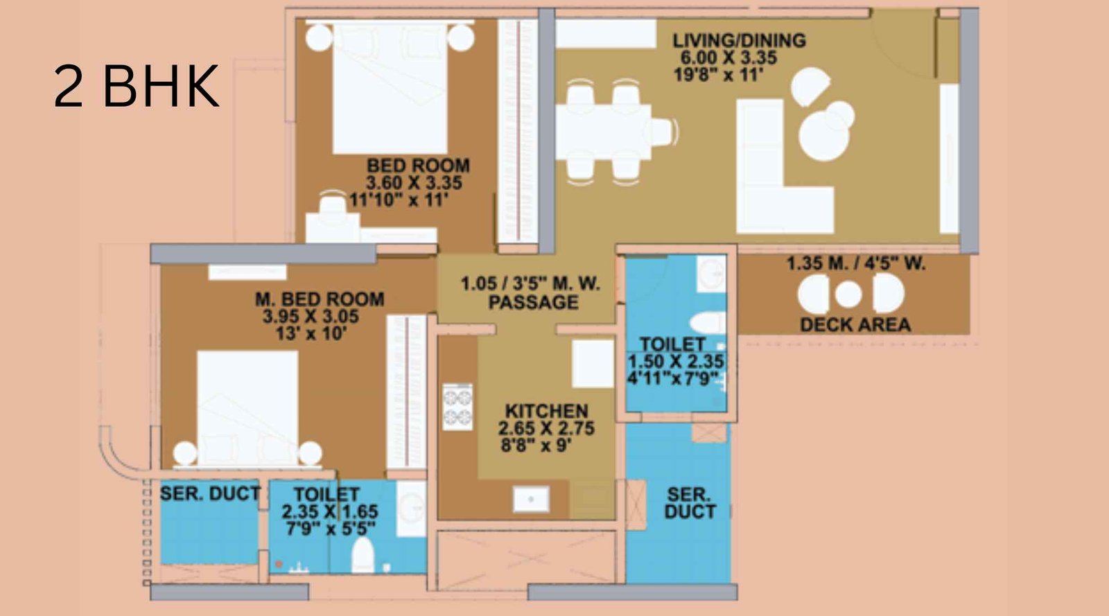 Rutu-Samruddhi-Floor-plan-2 BHK